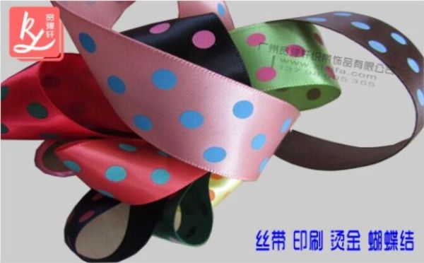 织带加工厂的印花织带
